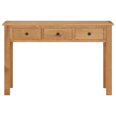 Schminktisch 118x40x77 cm Eiche Massivholz